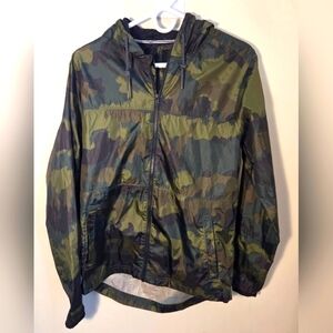 Hurley Men's Camouflage Hooded Jacket Size Small